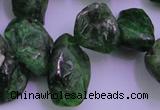 CDP75 15.5 inches 8*15mm - 10*20mm diopside chips gemstone beads