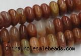 CDQ17 15.5 inches 3*6mm rondelle natural red quartz beads wholesale