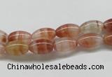 CDQ30 15.5 inches 6*10mm rice natural red quartz beads wholesale