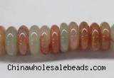 CDQ31 15.5 inches 4*14mm rondelle natural red quartz beads wholesale