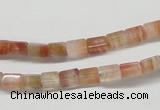 CDQ34 15.5 inches 4*6mm cuboid natural red quartz beads wholesale