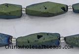CDQ651 8 inches 8*20mm - 10*30mm freeform druzy quartz beads