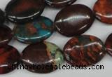 CDS209 15.5 inches 15*20mm oval dyed serpentine jasper beads