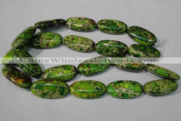 CDT942 15.5 inches 30*40mm oval dyed aqua terra jasper beads