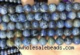 CDU363 15.5 inches 10mm round sunset dumortierite beads wholesale