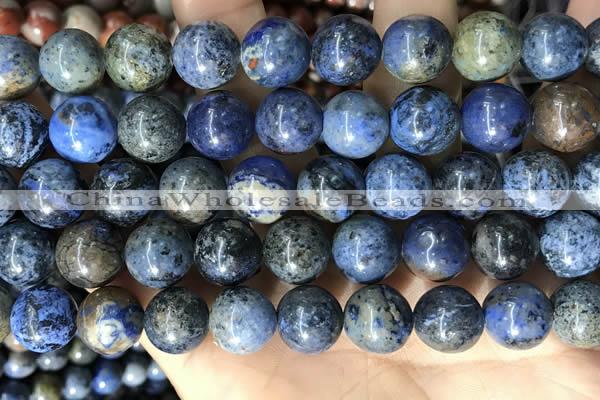 CDU364 15.5 inches 12mm round sunset dumortierite beads wholesale