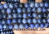 CDU369 15.5 inches 10mm round dumortierite gemstone beads