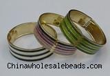 CEB183 20mm width gold plated alloy with enamel bangles wholesale