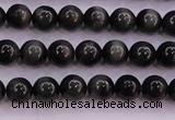 CEE501 15.5 inches 6mm round AAA grade green eagle eye jasper beads