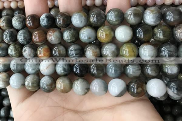 CEE526 15.5 inches 10mm round eagle eye jasper beads wholesale