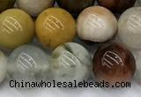 CEE570 15 inches 8mm round eagle eye jasper beads