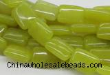 CEJ03 15.5 inches 10*14mm rectangle lemon jade beads wholesale