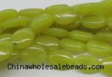 CEJ05 15.5 inches 10*14mm oval lemon jade beads wholesale