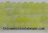 CEJ200 15.5 inches 4mm round lemon jade beads wholesale