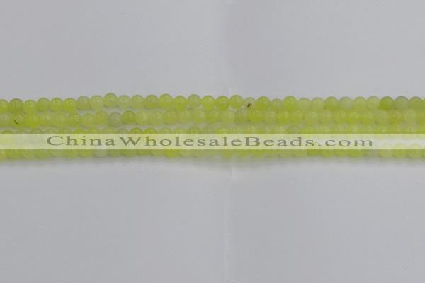 CEJ200 15.5 inches 4mm round lemon jade beads wholesale