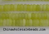 CEJ210 15.5 inches 2*4mm rondelle lemon jade beads wholesale