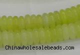 CEJ211 15.5 inches 2*6mm rondelle lemon jade beads wholesale