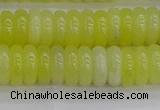 CEJ212 15.5 inches 3*8mm rondelle lemon jade beads wholesale