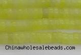 CEJ219 15.5 inches 2*4mm heishi lemon jade beads wholesale