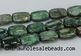 CEM17 15.5 inches 8*12mm rectangle emerald gemstone beads wholesale