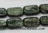 CEM19 15.5 inches 13*18mm rectangle emerald gemstone beads wholesale