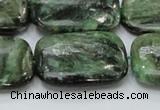 CEM21 15.5 inches 22*30mm rectangle emerald gemstone beads wholesale