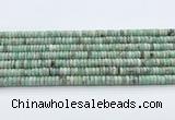 CEM70 15.5 inches 3.5*7mm rondelle emerald gemstone beads