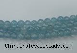 CEQ01 15.5 inches 4mm round blue sponge quartz beads wholesale