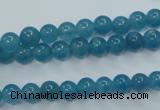 CEQ02 15.5 inches 6mm round blue sponge quartz beads wholesale
