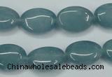 CEQ114 15.5 inches 13*18mm oval blue sponge quartz beads