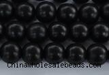 CEY02 15.5 inches 6mm round black ebony wood beads wholesale