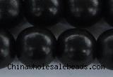 CEY09 15.5 inches 20mm round black ebony wood beads wholesale