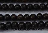 CEY51 15.5 inches 6mm round ebony wood beads wholesale