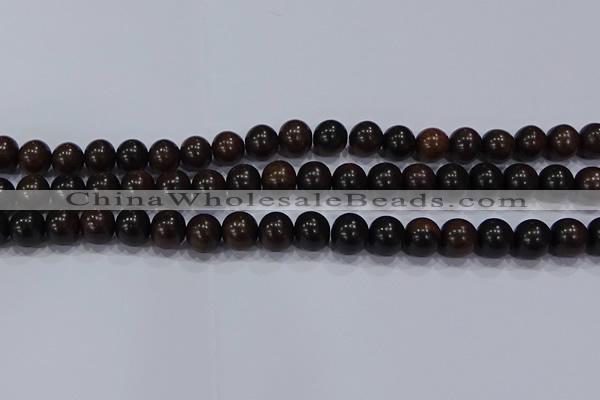 CEY53 15.5 inches 10mm round ebony wood beads wholesale