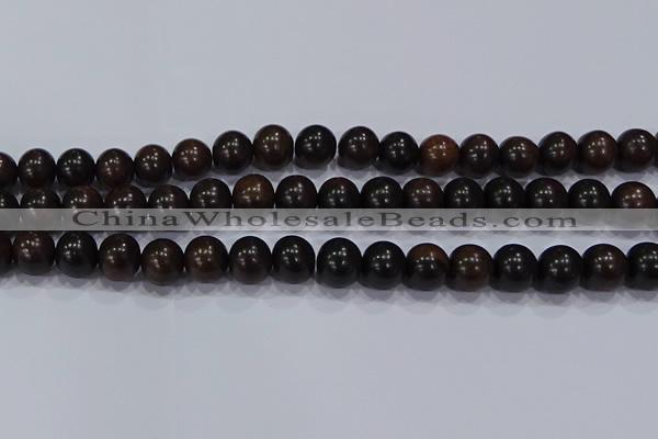 CEY54 15.5 inches 12mm round ebony wood beads wholesale