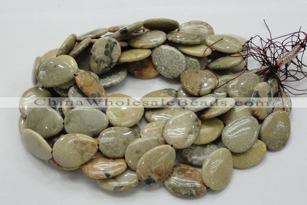 CFA16 15.5 inches 22*30mm flat teardrop chrysanthemum agate beads