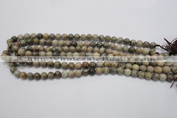CFA26 15.5 inches 8mm round chrysanthemum agate gemstone beads