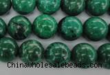 CFA75 15.5 inches 12mm round green chrysanthemum agate beads