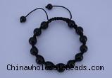 CFB503 10mm round candy jade beads adjustable bracelet wholesale