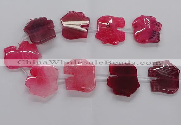 CFG1242 15.5 inches 30*40mm - 35*45mm elephant agate beads