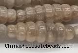 CFG1543 15.5 inches 10*30mm carved rice moonstone beads