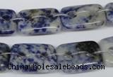 CFG320 15.5 inches 15*20mm carved rectangle sodalite beads