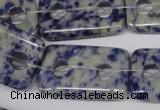 CFG335 15.5 inches 20*30mm carved rectangle sodalite beads