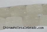 CFG545 15.5 inches 15*20mm carved brick white jade beads