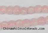 CFG58 15.5 inches 8*10mm carved pig-shaped rose quartz beads
