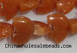 CFG797 12.5 inches 14*18mm carved animal red aventurine beads