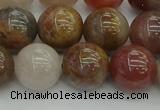 CFJ203 15.5 inches 10mm round fancy jasper beads wholesale