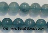 CFL1004 15.5 inches 12mm round blue fluorite beads wholesale