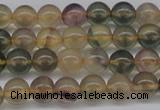 CFL1102 15.5 inches 8mm round yellow fluorite gemstone beads