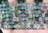 CFL1151 15.5 inches 6mm round fluorite gemstone beads